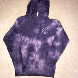 Purple tie dye sweatshirt